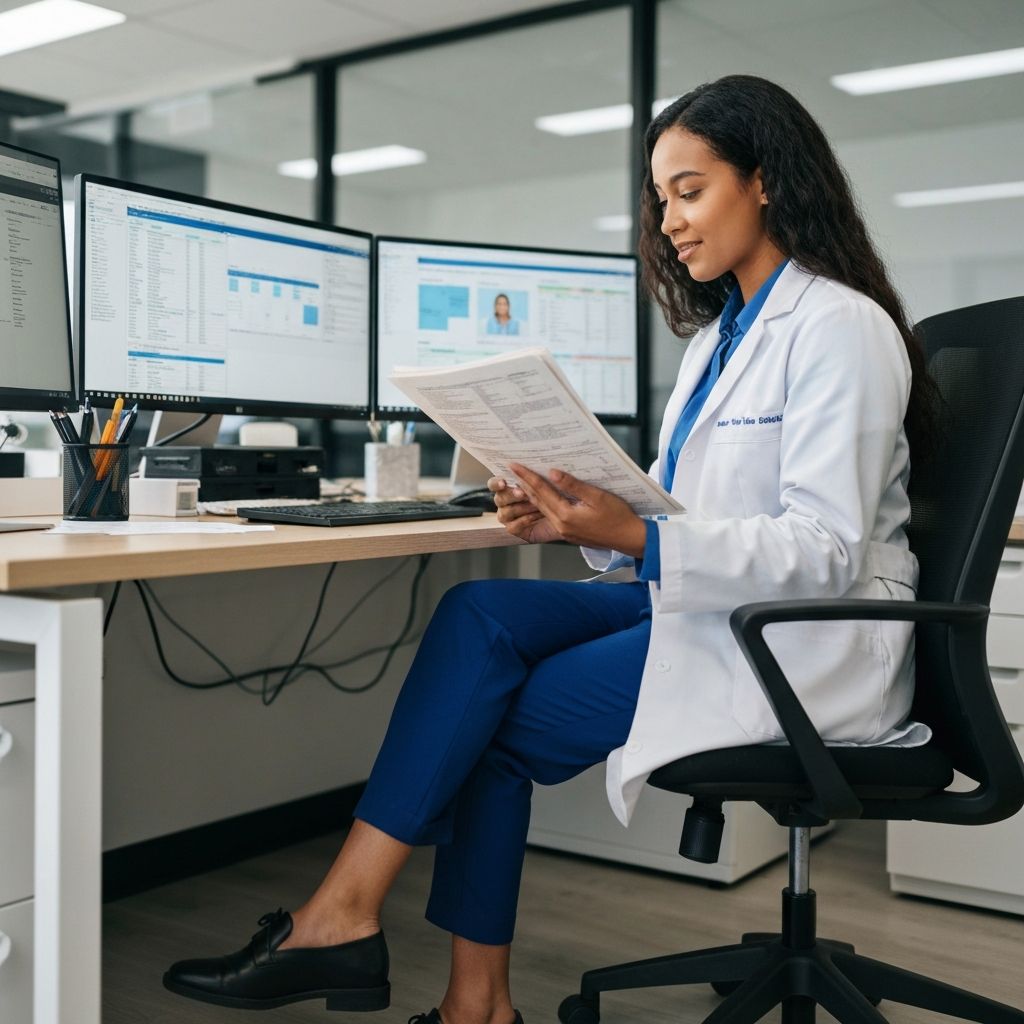 Medical billing specialist using ICD-10 Browser